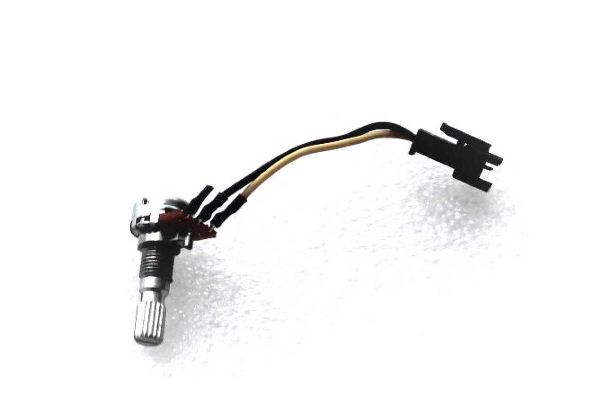 Potentiometer Geschwindigkeitsregler 10kΩ ±10%, für Parccurate Elektro Golftrolley mit Poti/Drehrad, Versionen bis/ab Jahr 2024